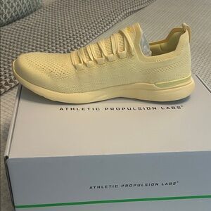 APL TechLoom Yellow Knit Sneaker